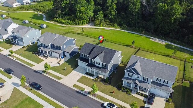 1028 Egret Ln, Suffolk, VA 23434 - aerial perspective of suburban area