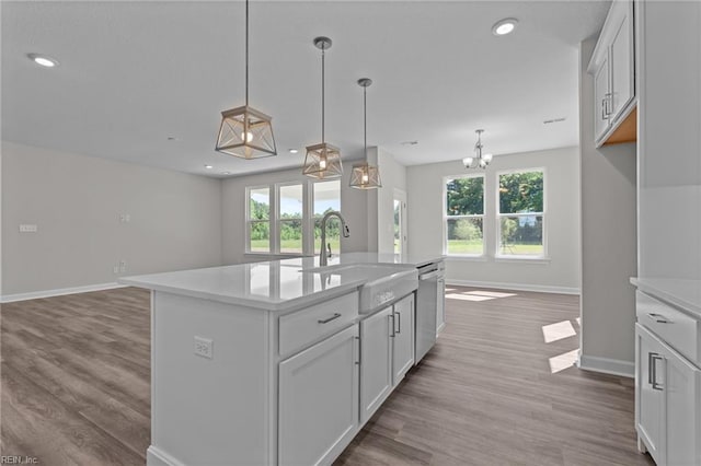 224 Preserve Way, Suffolk, VA 23434 - kitchen with a sink, stainless steel dishwasher, baseboards, healthy amount of natural light, and recessed lighting