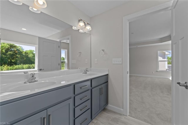 224 Preserve Way, Suffolk, VA 23434 - full bathroom with baseboards and double vanity