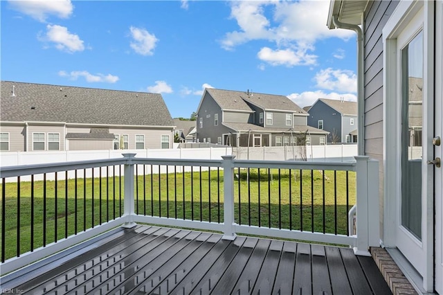 110 Sea Hero Ct, Suffolk, VA 23435 - wooden deck featuring a residential view