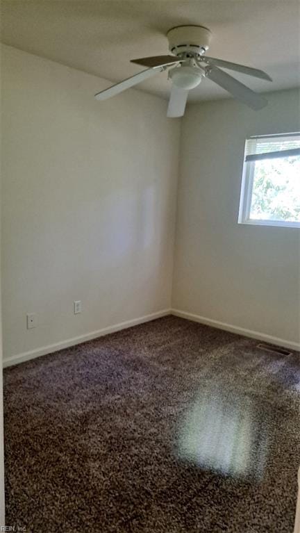 154 Jenness Ln Unit F, Newport News, VA 23602 - carpeted empty room with ceiling fan and baseboards