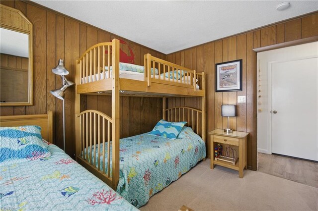 3616 Sandfiddler Rd, Virginia Beach, VA 23456 - bedroom with wooden walls and carpet flooring