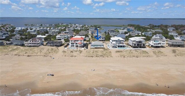 3616 Sandfiddler Rd, Virginia Beach, VA 23456 - aerial perspective of suburban area with a nearby body of water