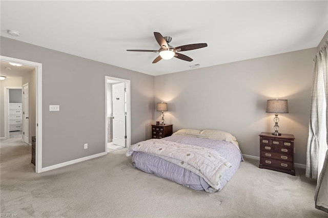 513 Simpson Ln, Chesapeake, VA 23323 - bedroom featuring carpet floors, baseboards, and ceiling fan