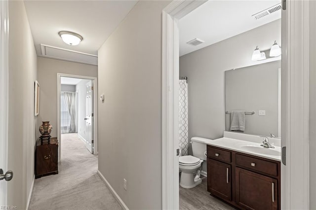 513 Simpson Ln, Chesapeake, VA 23323 - full bathroom featuring vanity, toilet, and baseboards