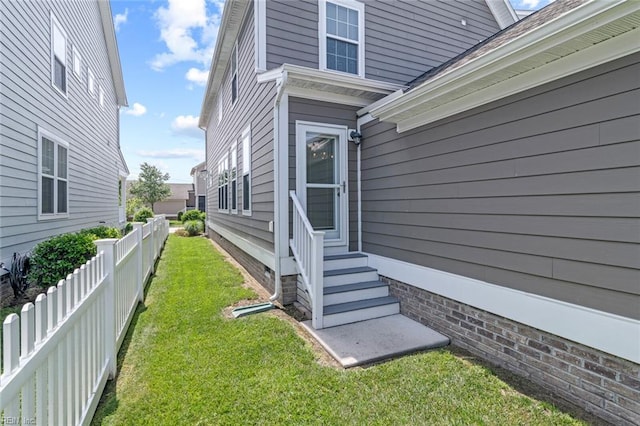 513 Simpson Ln, Chesapeake, VA 23323 - view of property exterior featuring entry steps and crawl space