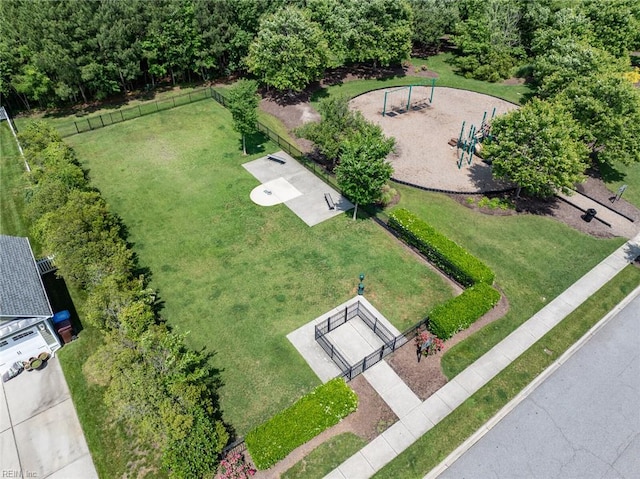 513 Simpson Ln, Chesapeake, VA 23323 - drone / aerial view of a community park