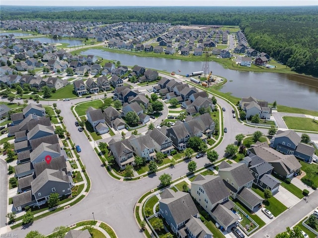 513 Simpson Ln, Chesapeake, VA 23323 - view of property location featuring a large body of water, nearby suburban area, and a heavily wooded area