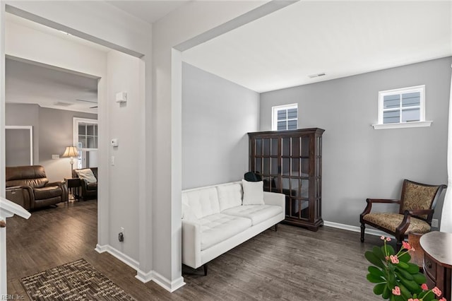 513 Simpson Ln, Chesapeake, VA 23323 - sitting room featuring wood finished floors and baseboards