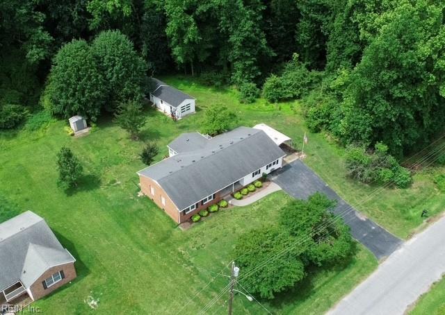 31154 Cardinal Ave, Franklin, VA 23851 - aerial view of property and surrounding area