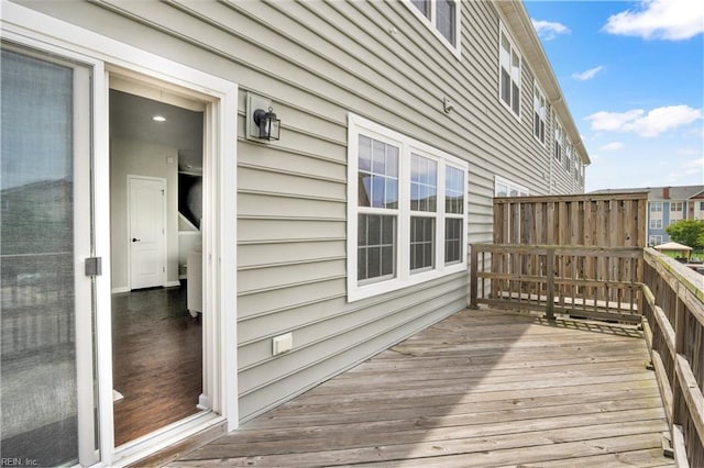 613 Freeman Dr, Hampton, VA 23666 - view of wooden deck