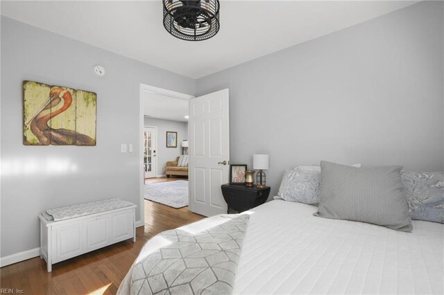 28111 Harbor Rd, Melfa, VA 23410 - bedroom featuring wood finished floors and baseboards