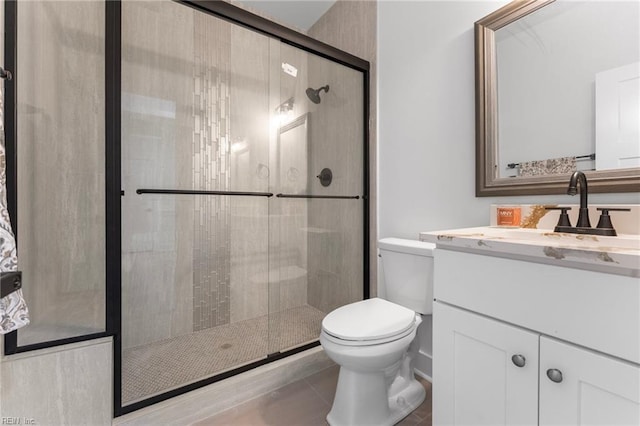 107 Wheeley Cir, Yorktown, VA 23693 - full bathroom with toilet, a shower stall, and vanity