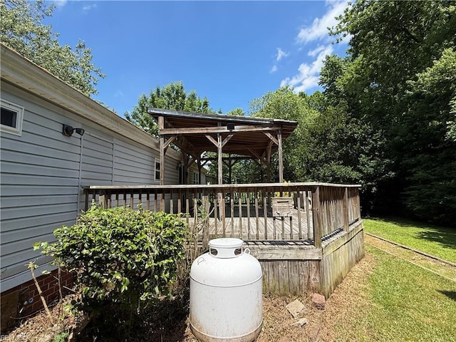 1224 Old Clubhouse Rd, Virginia Beach, VA 23453 - deck featuring a yard