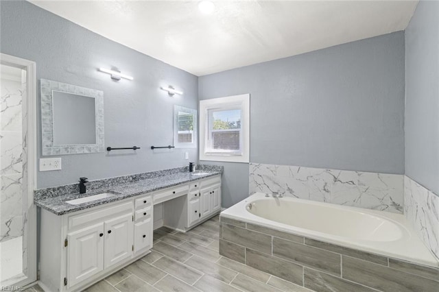 1250 27th St, Newport News, VA 23607 - full bathroom featuring a bath and double vanity