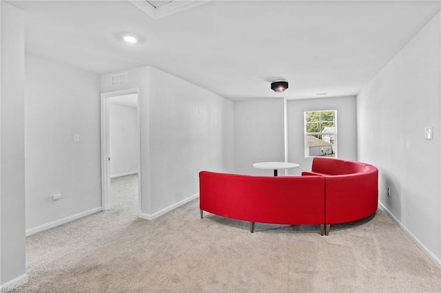 7130 Lovegrass Ct, New Kent, VA 23124 - carpeted living room with baseboards
