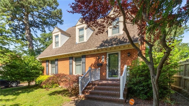 7371 Kirby Cres, Norfolk, VA 23505 - cape cod-style house featuring brick siding and roof with shingles
