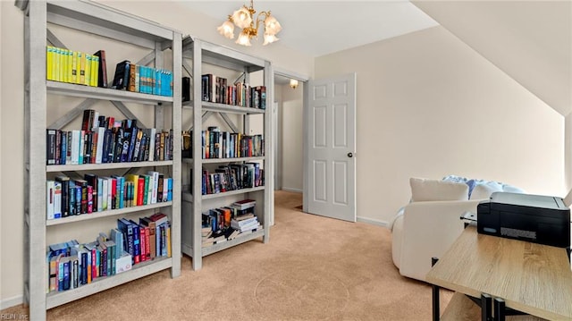 7371 Kirby Cres, Norfolk, VA 23505 - office space featuring carpet, a chandelier, and baseboards