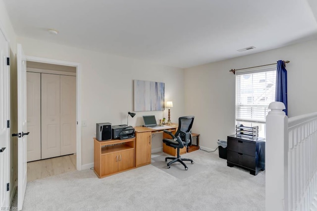3914 Van Ness Dr, Virginia Beach, VA 23462 - carpeted home office featuring baseboards