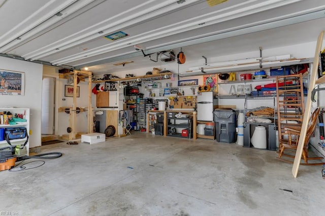 3914 Van Ness Dr, Virginia Beach, VA 23462 - garage with a workshop area