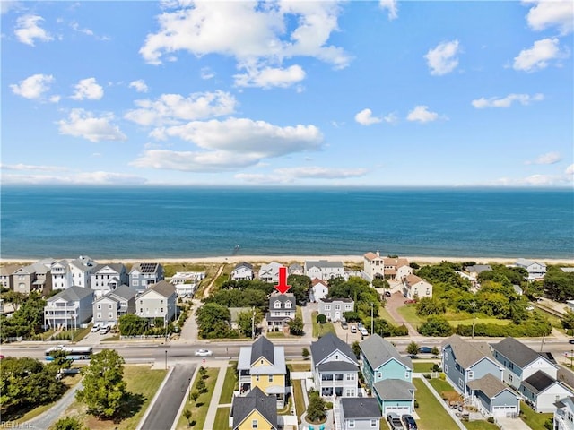 2512 E Ocean View Ave Unit A, Norfolk, VA 23518 - aerial view of residential area featuring unending shoreline