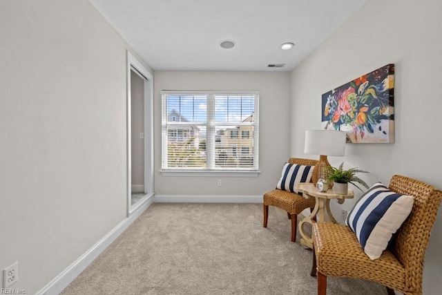 2512 E Ocean View Ave Unit A, Norfolk, VA 23518 - living area featuring baseboards and carpet
