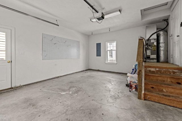 2512 E Ocean View Ave Unit A, Norfolk, VA 23518 - garage with electric panel and a garage door opener