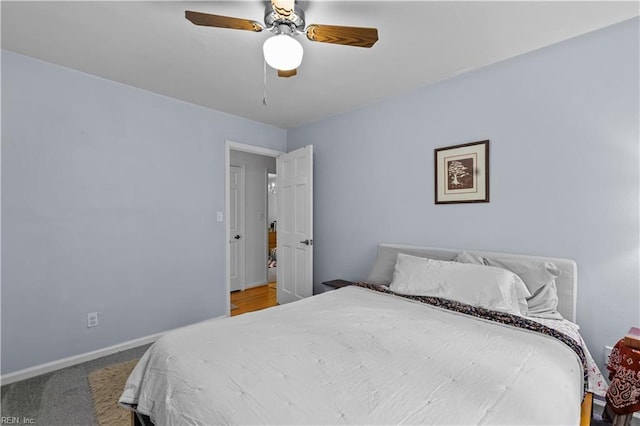 6110 Lyndhurst Ave, Norfolk, VA 23502 - bedroom featuring baseboards and ceiling fan