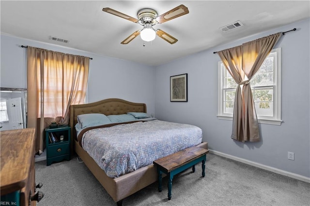 6110 Lyndhurst Ave, Norfolk, VA 23502 - bedroom with carpet floors, baseboards, and a ceiling fan
