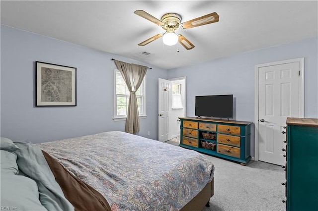 6110 Lyndhurst Ave, Norfolk, VA 23502 - carpeted bedroom featuring ceiling fan