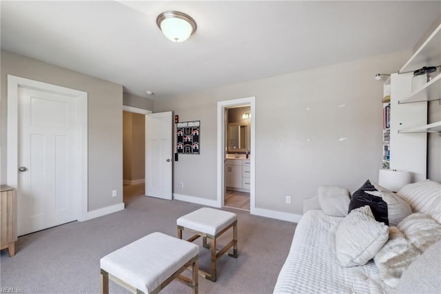 1328 Andreas Ln, Chesapeake, VA 23322 - bedroom featuring carpet floors, baseboards, and ensuite bath