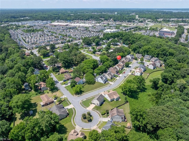 6309 Orchard Cove Ct, Suffolk, VA 23435 - aerial view of property and surrounding area with nearby suburban area