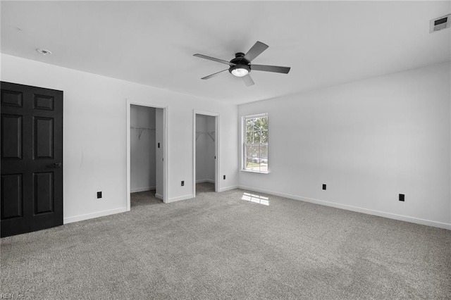130 Rochdale Ln, Suffolk, VA 23434 - unfurnished bedroom with light carpet, baseboards, and ceiling fan