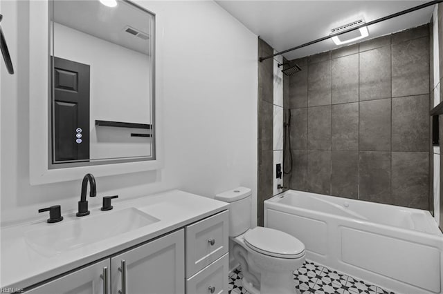 130 Rochdale Ln, Suffolk, VA 23434 - full bath featuring toilet, vanity, and bathing tub / shower combination