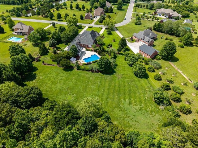 909 Two Gates Cir, Chesapeake, VA 23322 - bird's eye view of a pool
