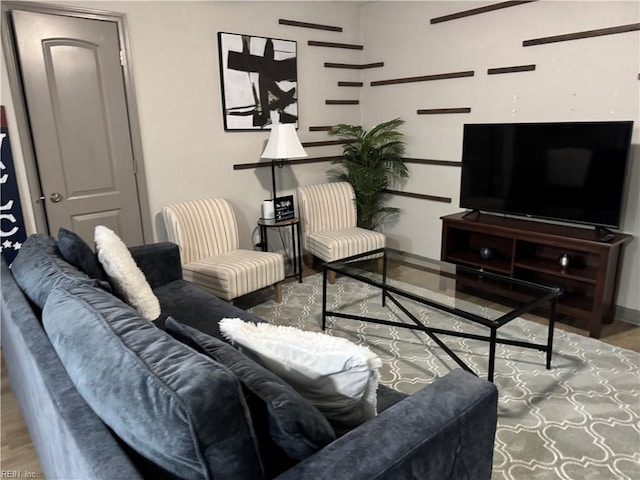 1628 Bourbon Ave, Norfolk, VA 23509 - living area featuring wood finished floors