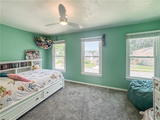 1907 Eastborne Dr, Virginia Beach, VA 23454 - carpeted bedroom featuring baseboards and ceiling fan