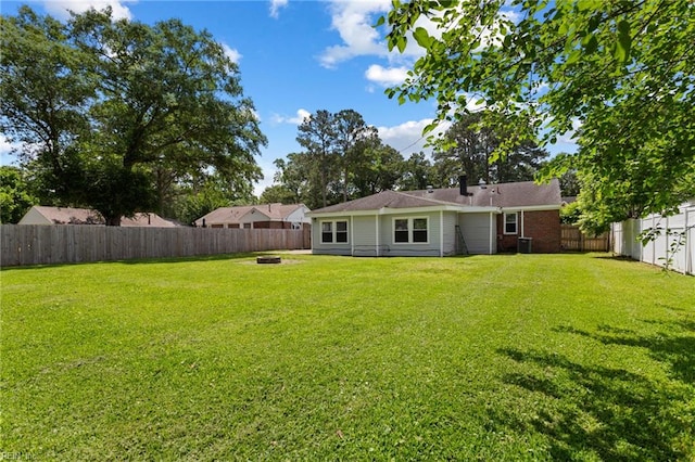 2212 Wildwood Rd, Chesapeake, VA 23323 - view of yard with an outdoor fire pit