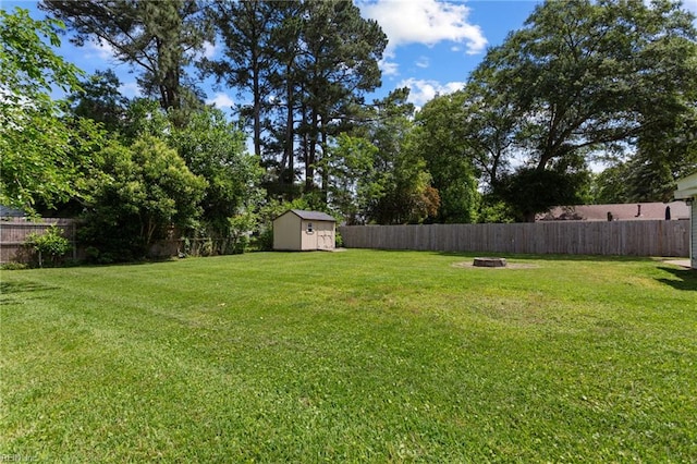 2212 Wildwood Rd, Chesapeake, VA 23323 - view of yard with an outdoor fire pit