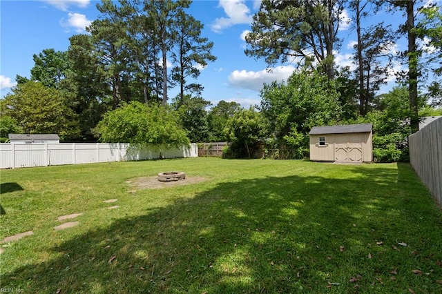 2212 Wildwood Rd, Chesapeake, VA 23323 - view of yard with a fire pit