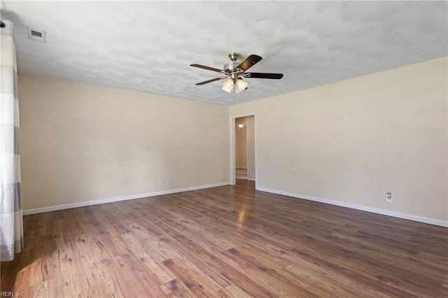 2212 Wildwood Rd, Chesapeake, VA 23323 - unfurnished room featuring wood finished floors, ceiling fan, and baseboards