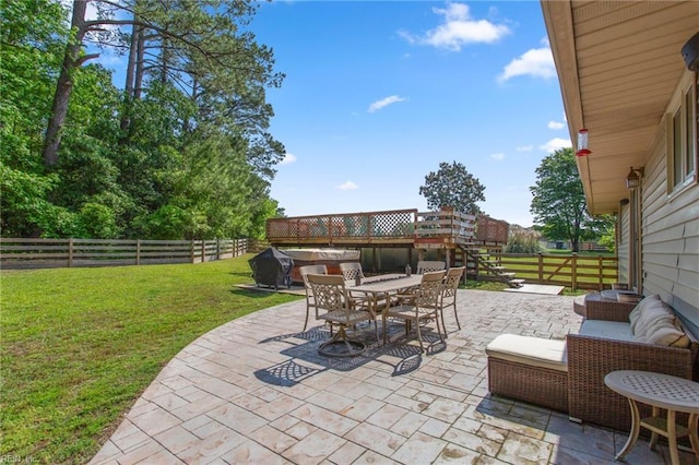 view of patio / terrace with outdoor dining space