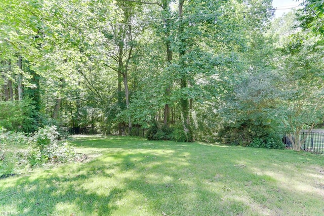 view of yard