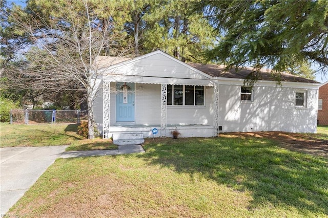 910 Truman Rd, Suffolk, VA 23434 - view of front of house featuring a porch and brick siding