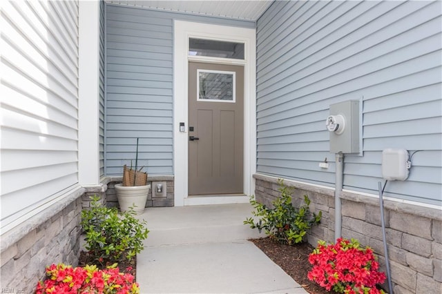 view of property entrance