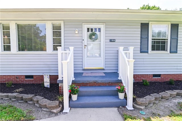 104 Hodges Manor Rd, Portsmouth, VA 23701 - entrance to property with crawl space
