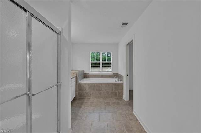 208 Mayberry Ct, Newport News, VA 23601 - bathroom featuring a garden tub and a stall shower