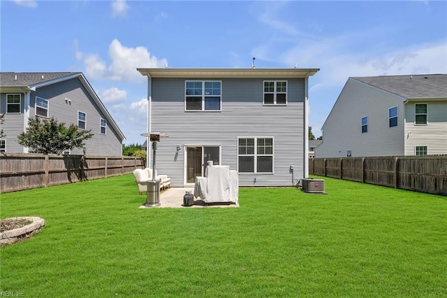 208 Mayberry Ct, Newport News, VA 23601 - back of house featuring central AC unit and a patio