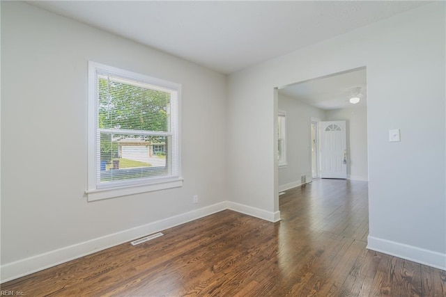 708 Harway Ave, Chesapeake, VA 23325 - unfurnished room featuring baseboards and wood finished floors