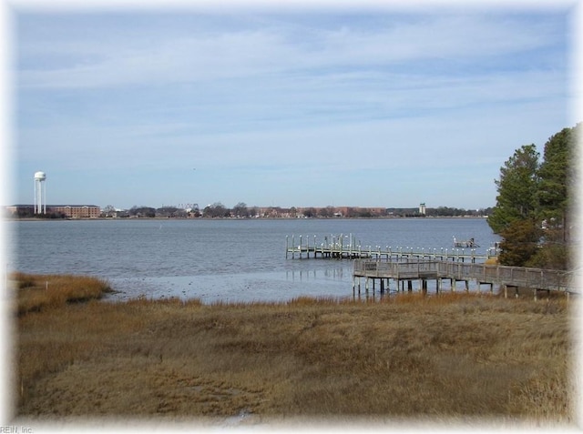 1563 N King St Unit 110, Hampton, VA 23669 - dock area with a water view